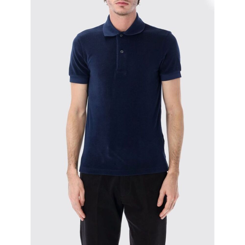 Tom Ford Polo Shirt Men Blue